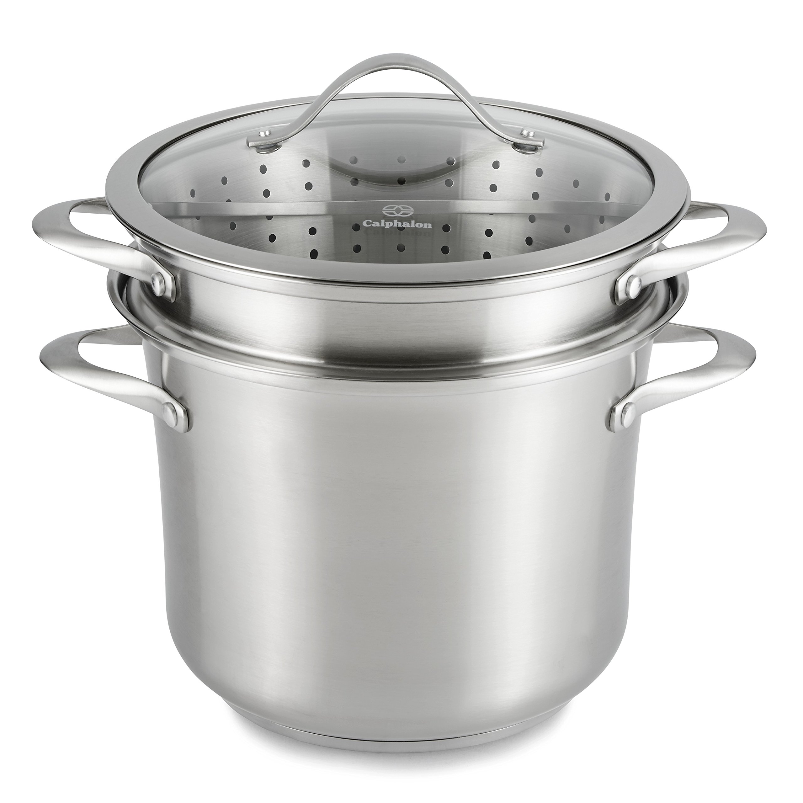 調理器具 Calphalon 8 quart multi pot Amazon.com: Calphalon Contemporary Stainless Steel Cookware/Multi
